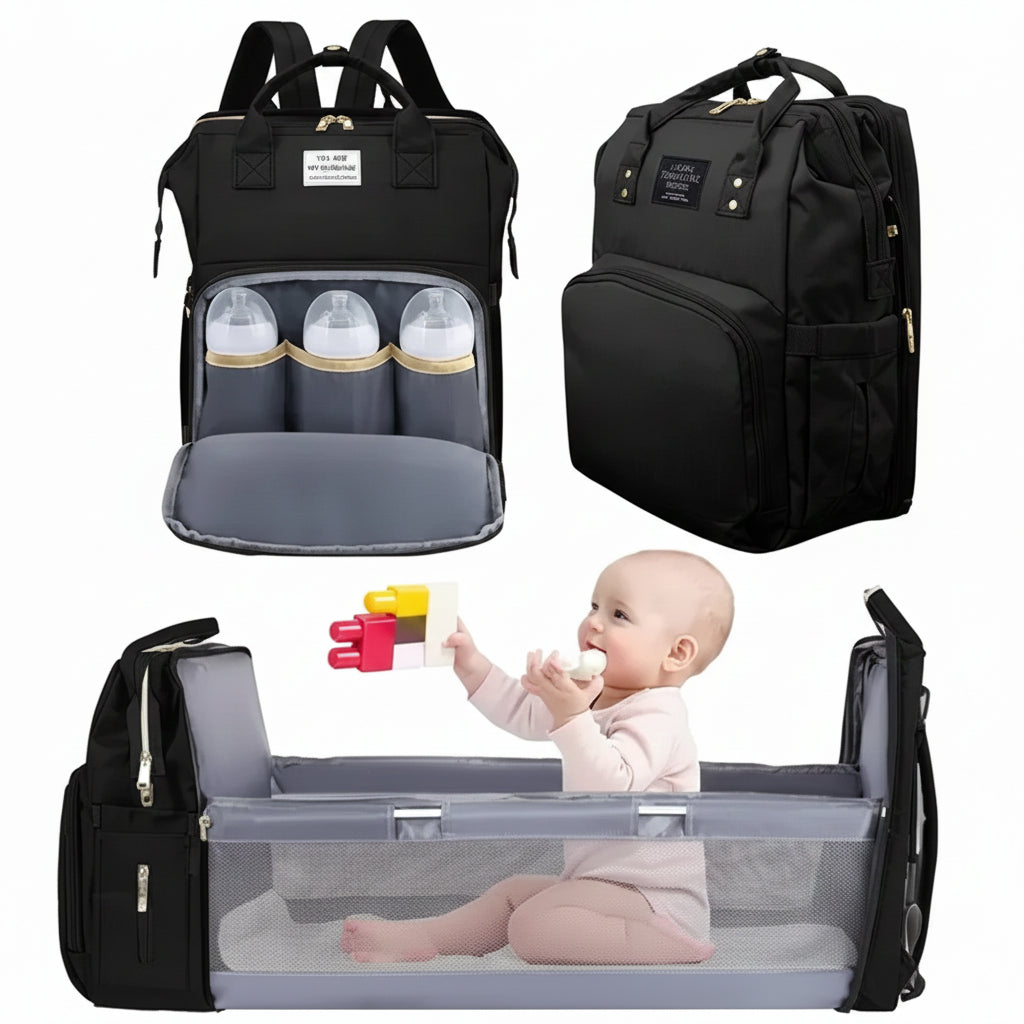 Mochila/Bolsa Maternidade que Vira Berço