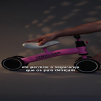 Bicicleta Infantil De Equilíbrio Sem Pedal Balanço 4 Rodas