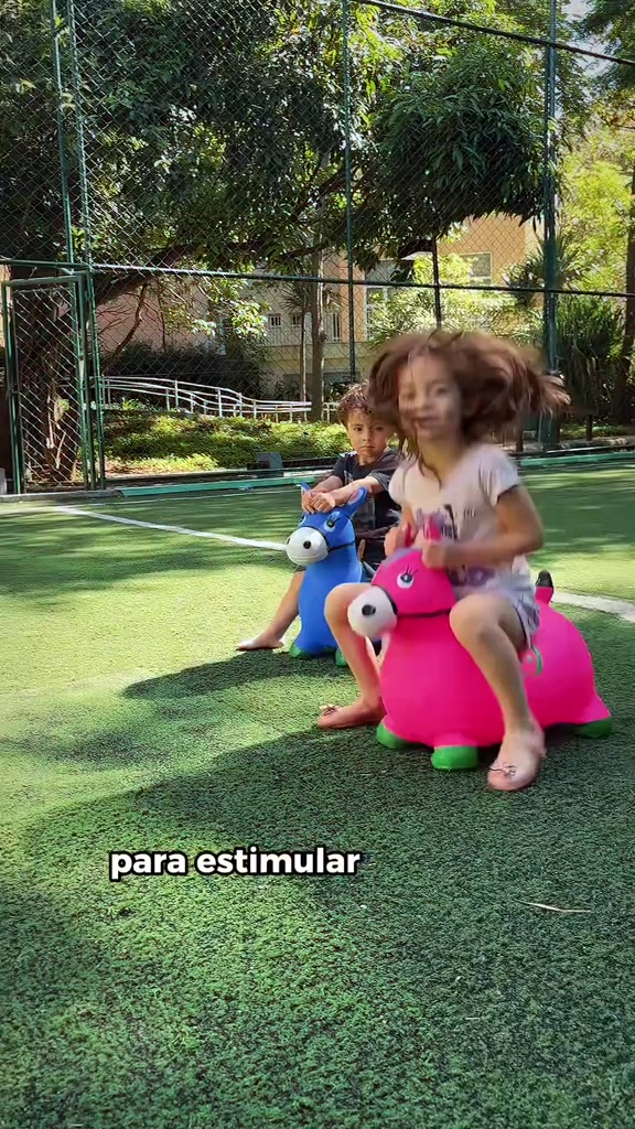 Cavalinho Upa Upa inflavel Pocoto Brinquedo Pula Pula Musica Infantil Com Musica e Led