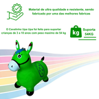 Cavalinho Upa Upa inflavel Pocoto Brinquedo Pula Pula Musica Infantil Com Musica e Led