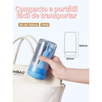 Kit Escova Higiene Lavar 4 em 1 para Copo, Garrafa, Mamadeira Portátil Viagem de Silicone e Suporte