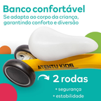 Bicicleta Infantil De Equilíbrio Sem Pedal Balanço 4 Rodas