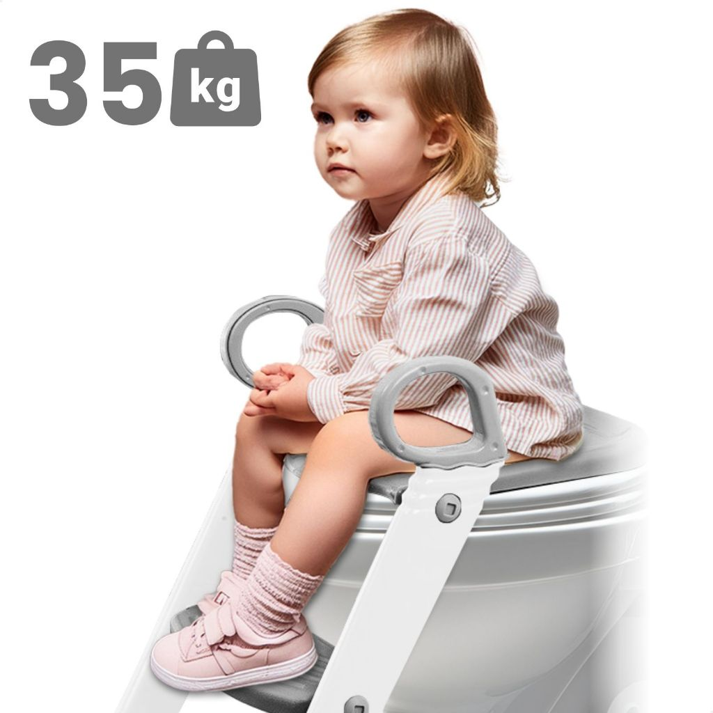 Assento Redutor Infantil com Escada para Vaso Sanitário