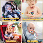 MEDOOSI Brinquedo Montessori Tátil para Bebês de Polvo Puxável Interativo Sonoro Mastigável Desenvolvimento Sensorial