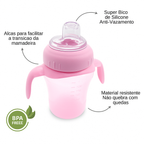 Copo Para Bebê Bico Silicone Anti-Vazamento