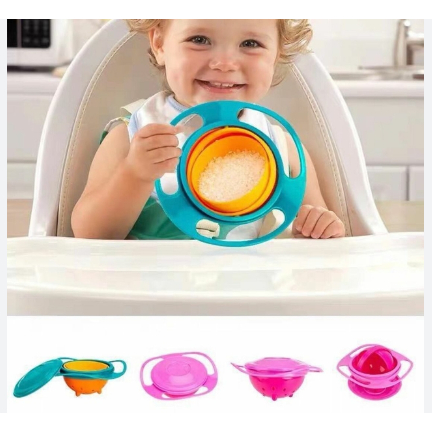 Potinho Pote Prato Mágico Giratório 360° Infantil