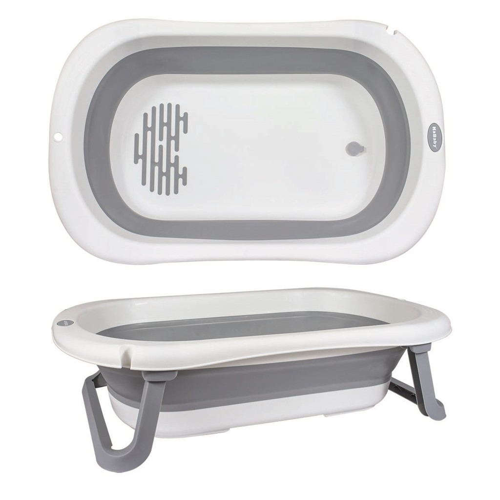 Super Banheira Infantil Antiderrapante KaBaby Cinza